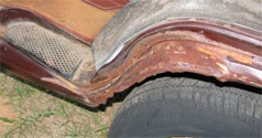 VW T25 Front Wheel Arch Rust