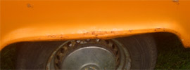 VW Bay Window Wheel  Arch  Rust